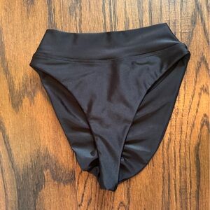 Salty Honey Black  Bikini Bottom women’s swim size small.
